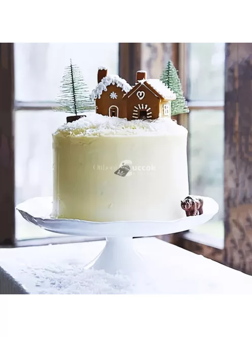 3 részes karácsonyi rozsdamentes acél mini ház süti kiszúró készlet