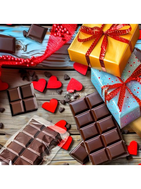 3D szilikon csokoládéforma