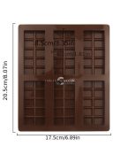 3D szilikon csokoládéforma