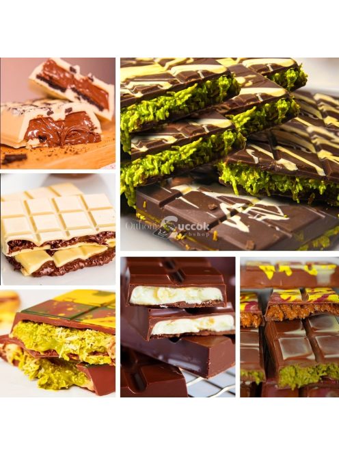 3D szilikon csokoládéforma