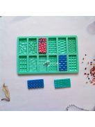 Szilikon csokoládéformák, 12 rekeszes, BPA-mentes