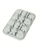 Karácsonyi csokoládé forma, 3D szilikon forma