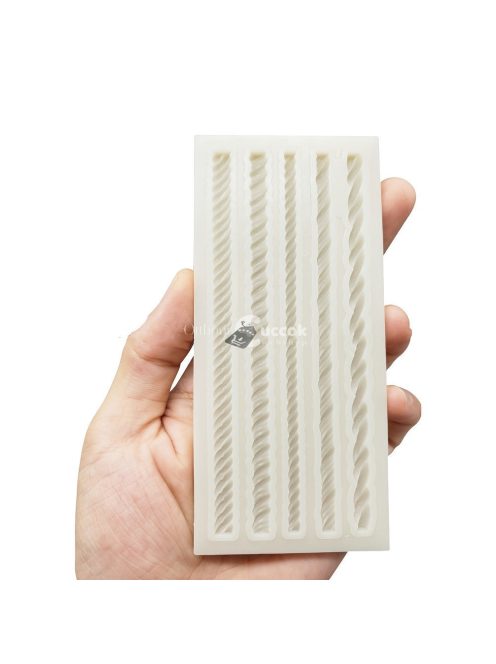 Fonott kötél szilikon forma