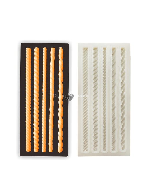 Fonott kötél szilikon forma