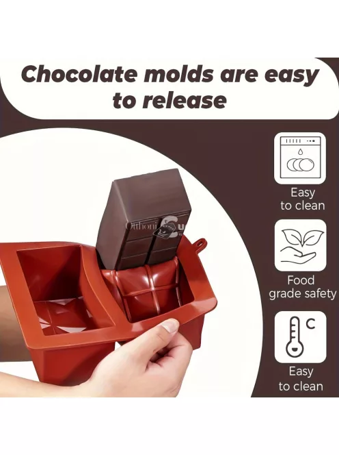 Sokoldalú szilikon csokoládé forma dubai csoki készítéshez
