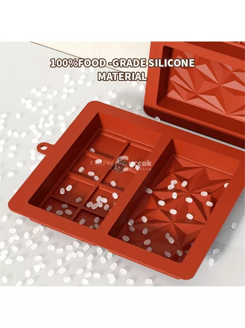 Sokoldalú szilikon csokoládé forma dubai csoki készítéshez