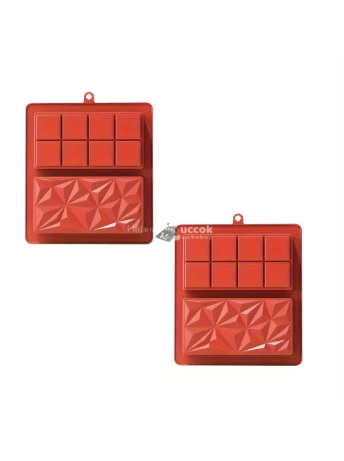 Sokoldalú szilikon csokoládé forma dubai csoki készítéshez