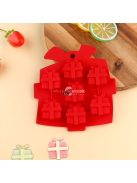 Karácsonyi témájú szilikon sütőforma - Kreatív ajándék alakú formák