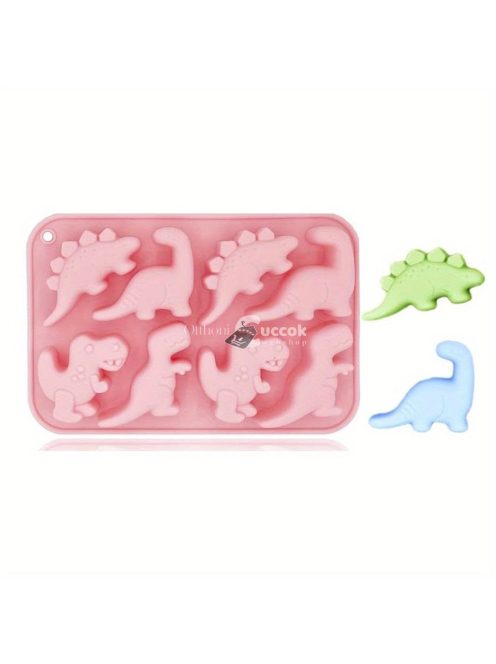 1db Aranyos Dinoszaurusz Szilikon Forma