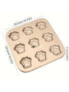 9-üregű macskamancs sütőforma