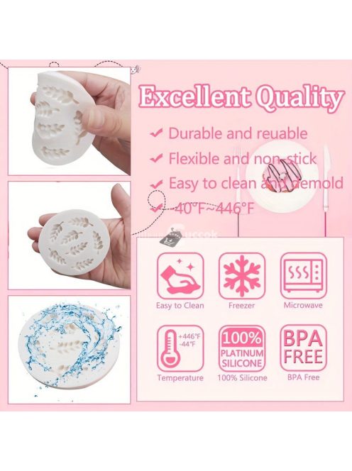 Szilikon búzakalász formakészlet