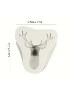 3D karácsonyi szarvas szilikon forma süteménydíszítéshez és cukrászathoz