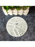 Szilikon sütőforma karácsonyra és ünnepekre - Levél, fa, fenyőtoboz minták