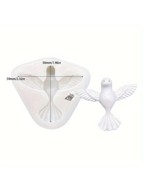 Galamb alakú szilikon tortaforma