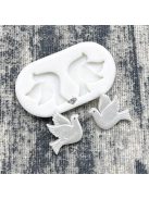 Galamb alakú szilikon tortaforma