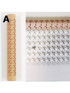   Karácsonyi mintás sodrófa - tökéletes pizzához, pitékhez, süteményhez, galuskához, tésztához és sok máshoz