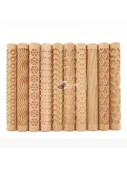 Karácsonyi mintás sodrófa - tökéletes pizzához, pitékhez, süteményhez, galuskához, tésztához és sok máshoz