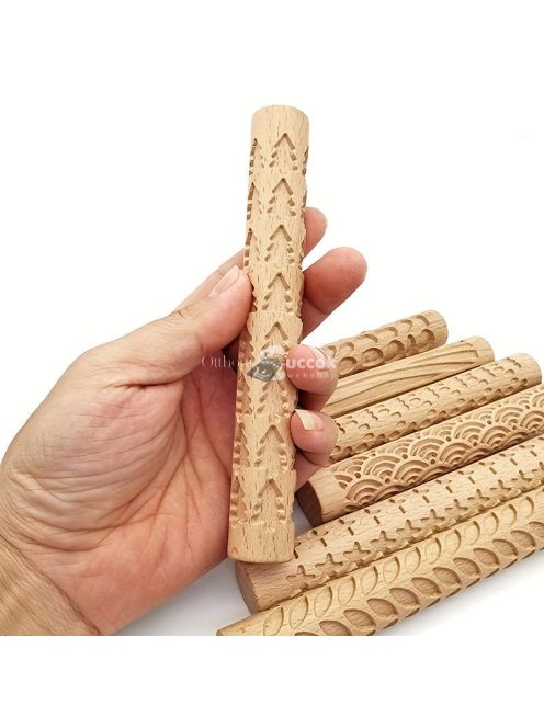 Karácsonyi mintás sodrófa - tökéletes pizzához, pitékhez, süteményhez, galuskához, tésztához és sok máshoz