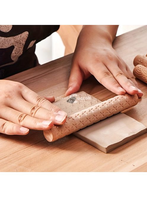 Karácsonyi mintás sodrófa - tökéletes pizzához, pitékhez, süteményhez, galuskához, tésztához és sok máshoz