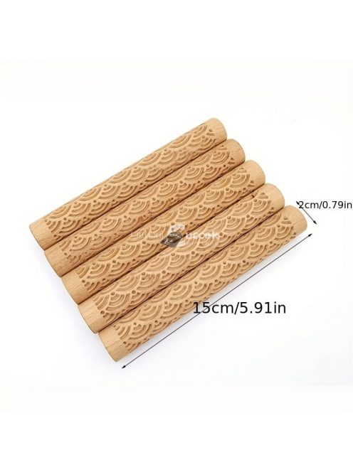 Karácsonyi mintás sodrófa - tökéletes pizzához, pitékhez, süteményhez, galuskához, tésztához és sok máshoz