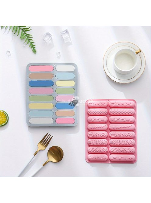 16-üreges szilikon csokoládé szalag forma