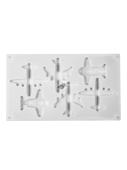 6 üreges szilikon repülőgép alakú forma