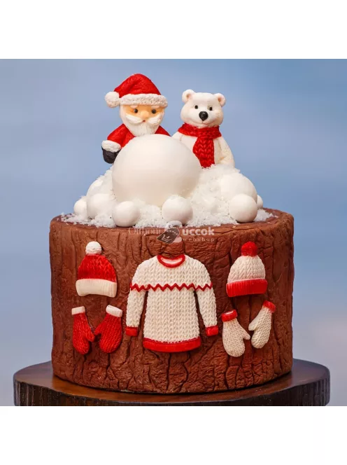 3D kötött ruházat csokoládé forma tortadíszítéshez és sütéshez