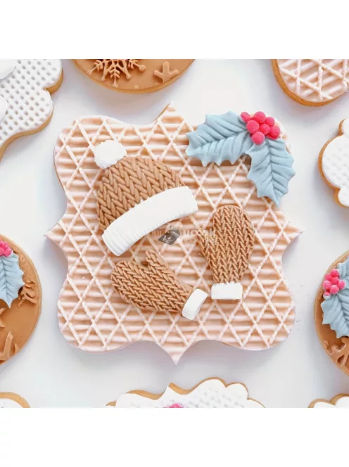 3D kötött ruházat csokoládé forma tortadíszítéshez és sütéshez