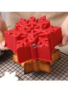 Nagyméretű hópehely szilikon sütőforma