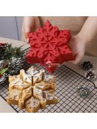 Nagyméretű hópehely szilikon sütőforma