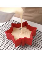 Nagyméretű hópehely szilikon sütőforma