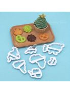 7 darabos Világtérkép Süteményszaggató Készlet