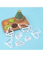 7 darabos Világtérkép Süteményszaggató Készlet