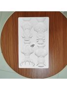 BPA-mentes szilikon fondant forma - Szarvas, macska és kutya úriember alakzatok