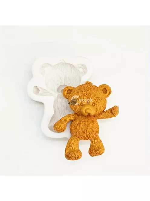 Aranyos medve szilikon öntőforma sütéshez