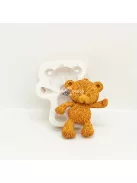 Aranyos medve szilikon öntőforma sütéshez