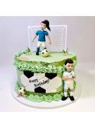 Szilikon focijátékos és stopli formakészlet süteménydíszítéshez