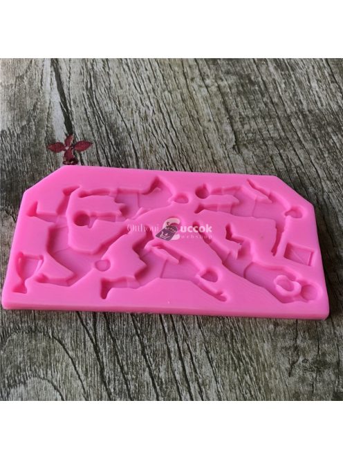 3D sportoló szilikon forma