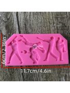 3D sportoló szilikon forma