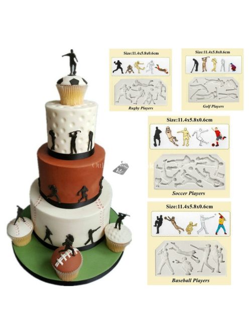 3D sportoló szilikon forma