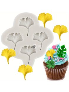 Trópusi Ginkgo és Pálmalevél Szilikon Öntőforma