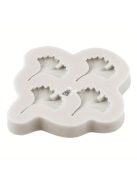 Trópusi Ginkgo és Pálmalevél Szilikon Öntőforma