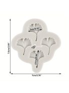 Trópusi Ginkgo és Pálmalevél Szilikon Öntőforma