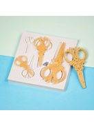 Szilikon olló formák fondantból