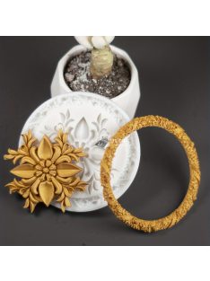 Szilikon Forma, Dombornyomott Virág Formájú