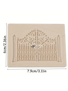Vintage Európai Kerítés Szilikon Öntőforma