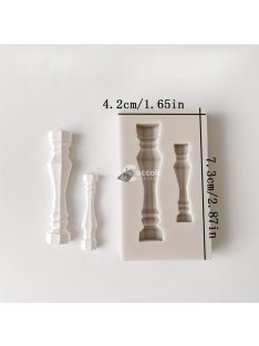   Sokoldalú szilikon oszlopforma cukorkákhoz, csokoládéhoz és kézműves tevékenységekhez