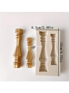   Sokoldalú szilikon oszlopforma cukorkákhoz, csokoládéhoz és kézműves tevékenységekhez