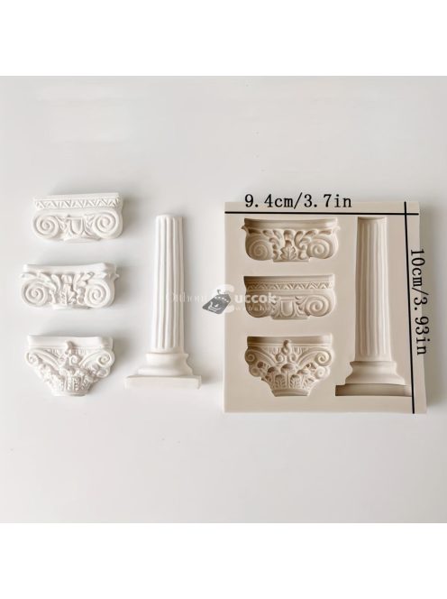 Sokoldalú szilikon oszlopforma cukorkákhoz, csokoládéhoz és kézműves tevékenységekhez