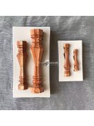 Sokoldalú szilikon oszlopforma cukorkákhoz, csokoládéhoz és kézműves tevékenységekhez